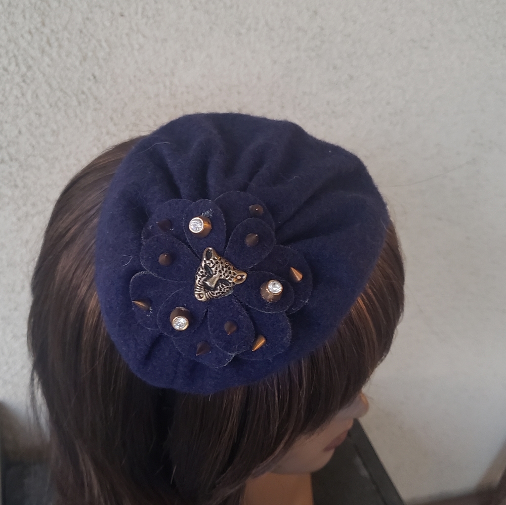 Leopard🐆Fascinator - Picture 5 of 7